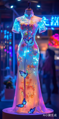 梦幻炫彩旗袍设计展览高端视觉盛宴