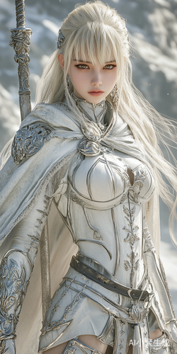 金发碧眼女武神七分身镜头全副武装特写