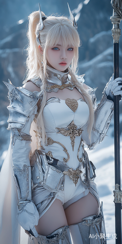 金发碧眼女武神七分身镜头全副武装特写
