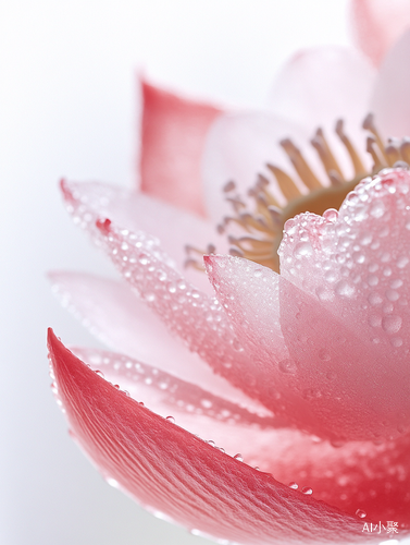 Minimalist Watermelon and Lotus in Macro Photography by William Fang