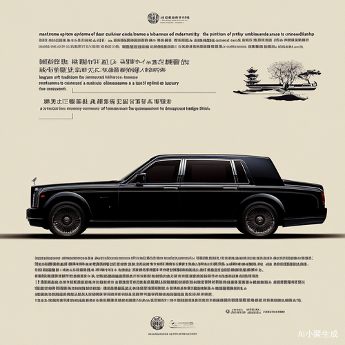 展现黑铁红旗专用车设计的豪华与中国传统文化结合