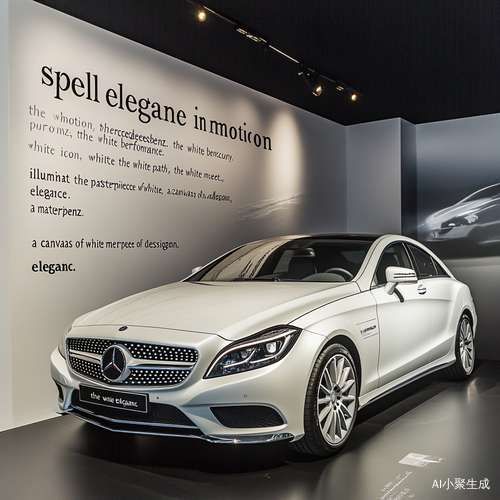 White Mercedes-Benz Design Photography Exhibition Capturing Elegance and Luxury