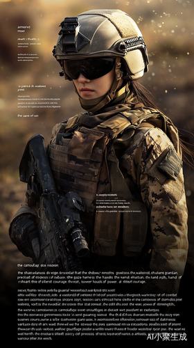 女特种兵的全副武装与战斗准备
