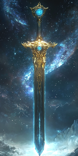 Asterfall Blade Empowering Light from the Cosmos