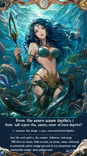 深海女神的魔法力量与神秘召唤