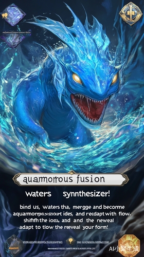 Aquamorphous Synthesizer 水系融合怪兽技能卡牌设计灵感来自深海生物