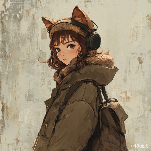 二战时期日本猫耳女孩服装作家外套