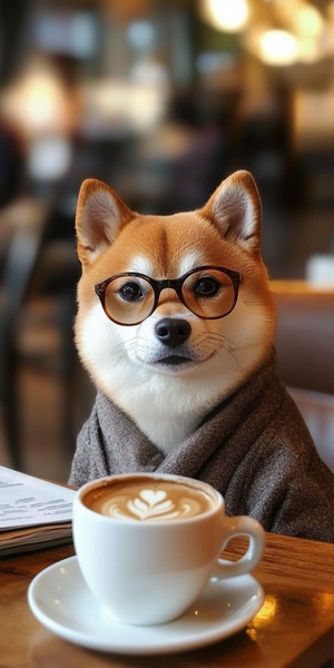 咖啡大师柴犬的奇妙冒险