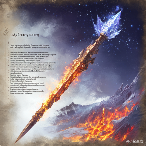 Designing the Ancient Fairy Weapon Sky Fire Ice Ring with Mystical Spells