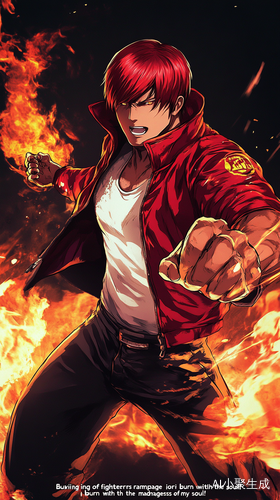 The Fiery Rampage of Iori Yagami in King of Fighters