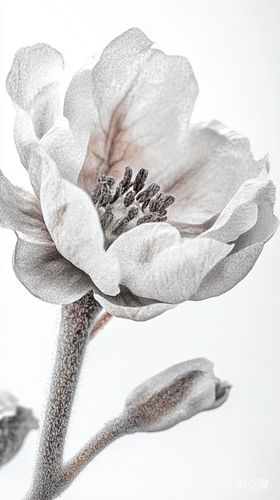 Imaginary Flower Photography with High Contrast and Hyper Realistic Details