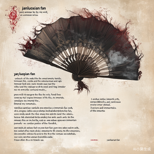 Designing the Yanluoxian Fan with Unique Spells and Functions