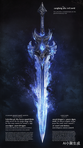 Canglong Zhu Evil Sword Design with Unique Powers and Mysterious Mantra