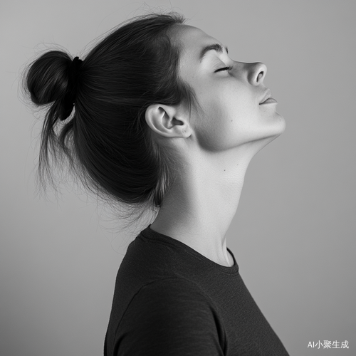 颈部拉伸动作塑造线条紧致下巴