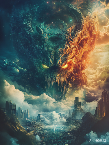 末世巨物与邪神的混沌宇宙构图
