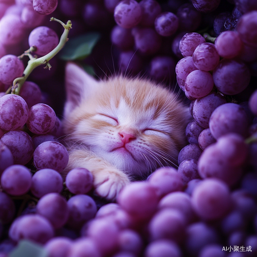 梦境中的小猫变成美食的奇妙世界
