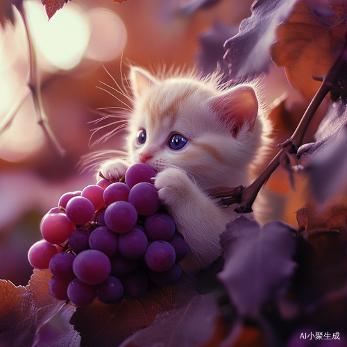 梦境中的小猫变成美食的奇妙世界