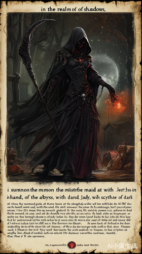 Summoning the Mistress of Death and Her Dark Maid in Shadows