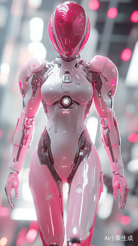 粉色梦幻机甲女神超高清科幻性感风格