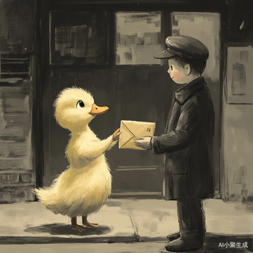 小鸭子在邮局收获特别包裹的决心故事