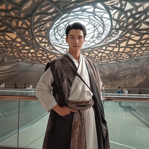 帅哥的衣服穿越古代