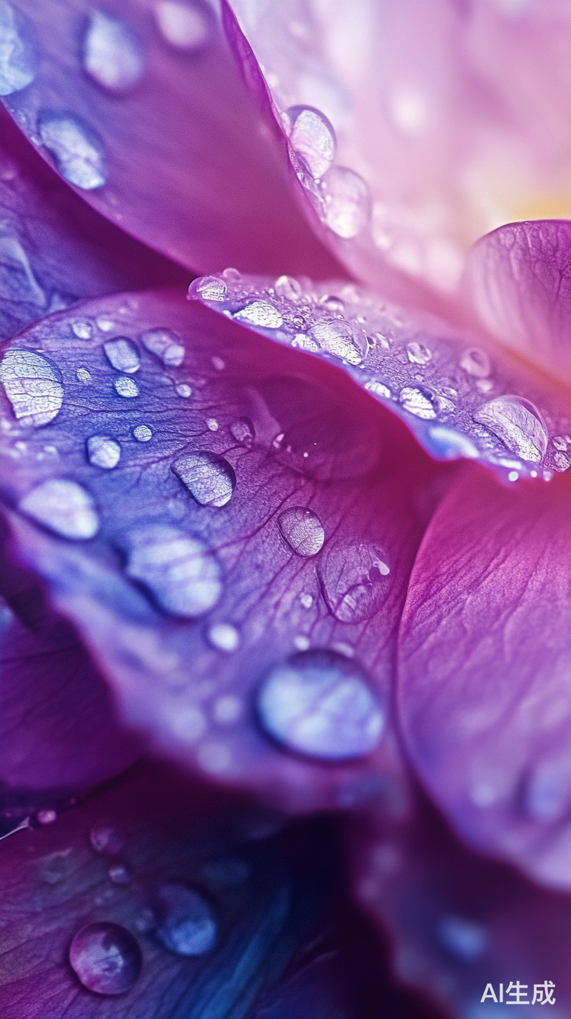 莲花水面特写鲜艳细节微距摄影