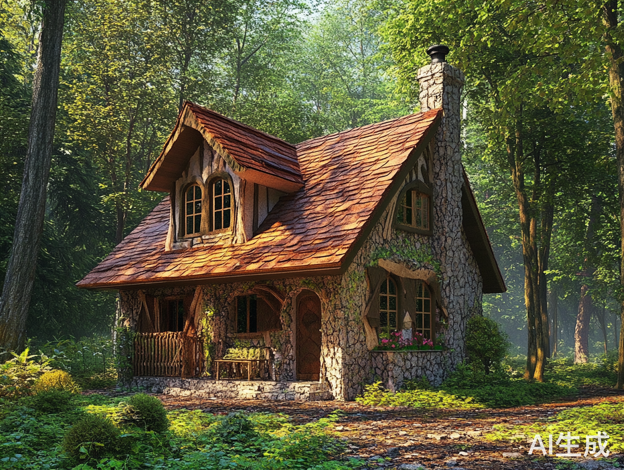森林中的静谧小屋