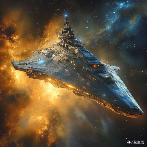 超级飞船在浩瀚宇宙中的航行