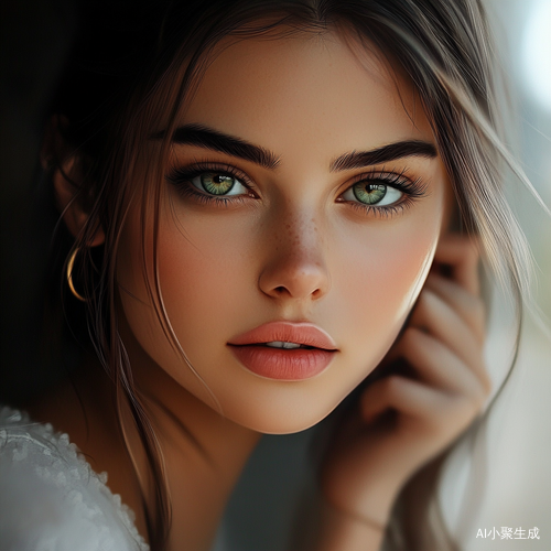 美丽女孩的迷人魅力