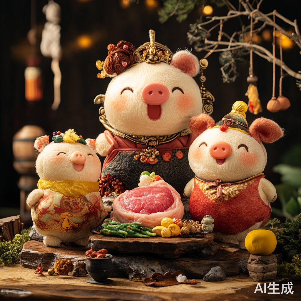 蒲包肉主题拟人化毛绒玩具设计