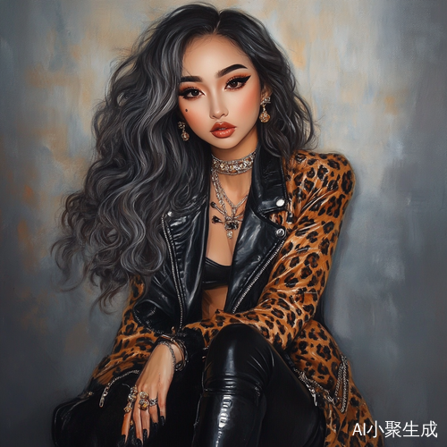 性感妖媚的新疆姑娘万圣妆全身照