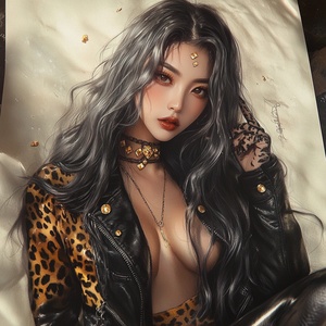 性感妖媚的新疆姑娘万圣妆全身照