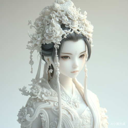 东方气质内衣模特完美比例白色真丝内衣展现