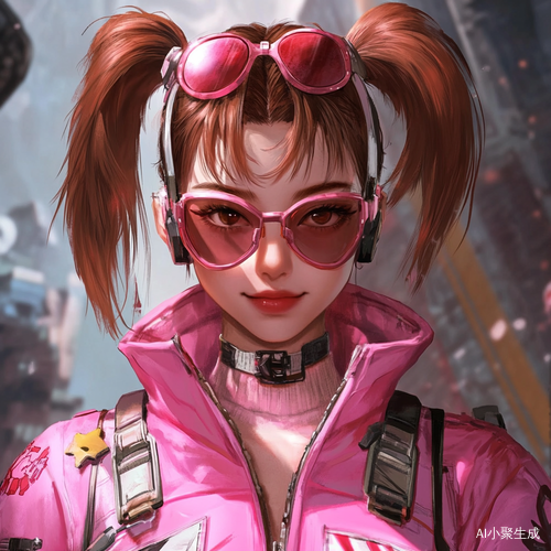 新世纪福音战士中的真希波以红框眼镜和双马尾展现自信乐观