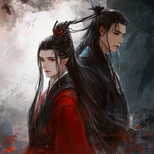 魔道祖师魏无羡与蓝忘机合体形态解析