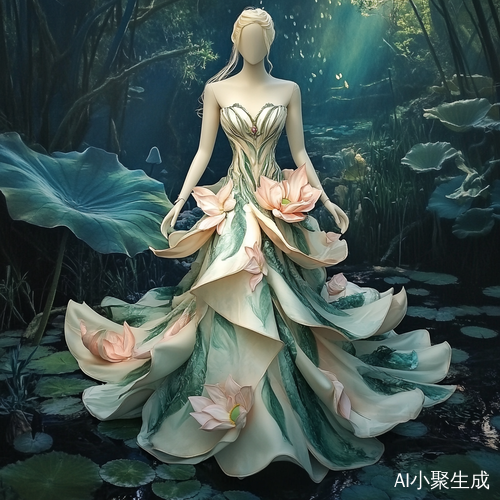 优雅时尚的莲衣裙