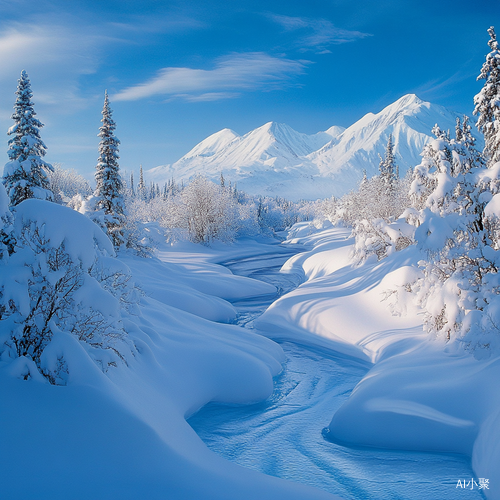 北国壮丽雪景的旷达豪迈意境