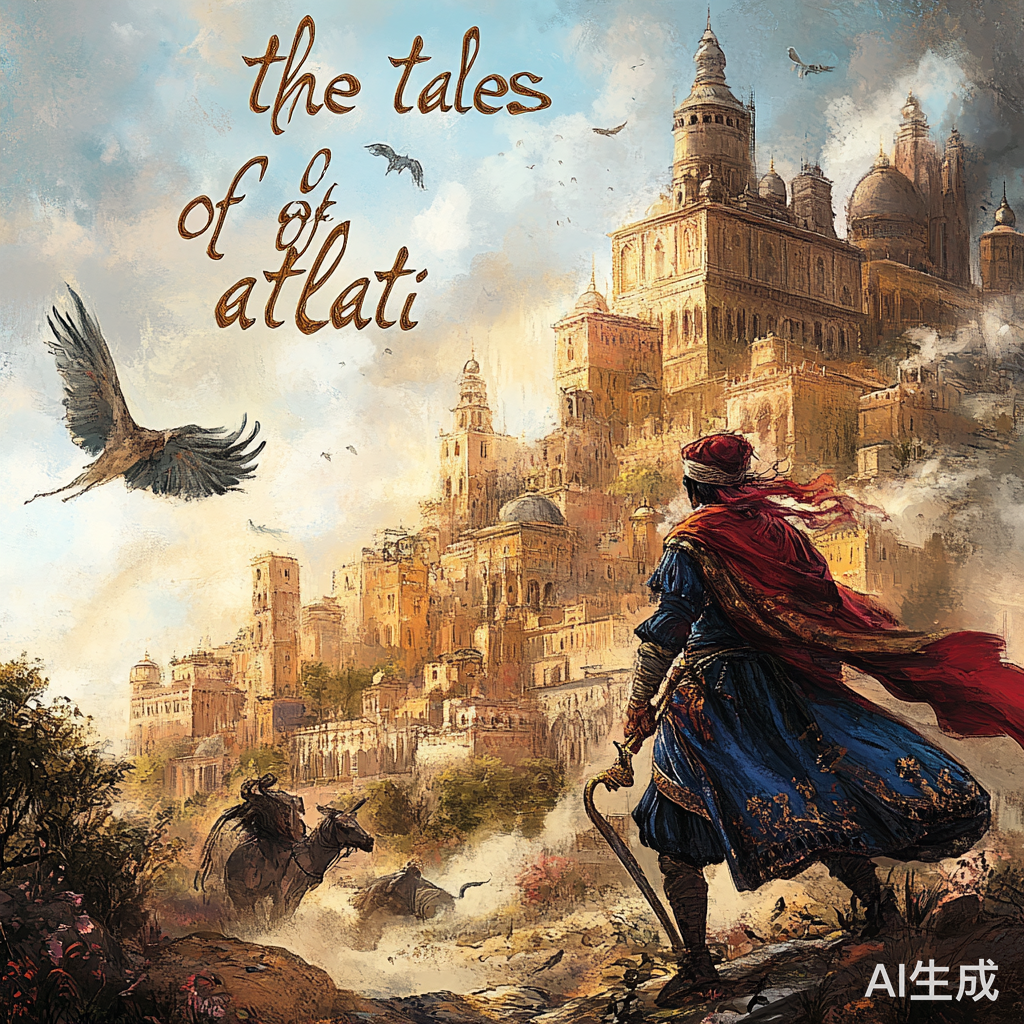 亚特拉提故事集欧洲古典幻想风格小说封面