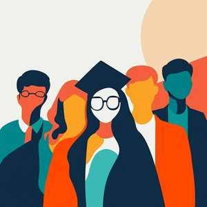 学生就业招聘活动背景图