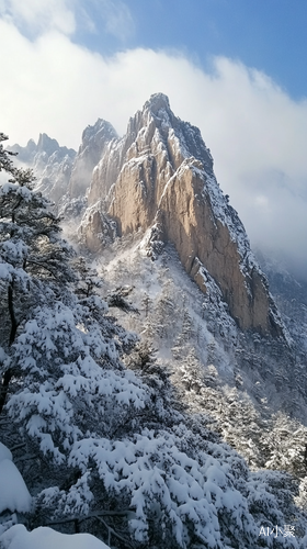 老君山雪景震撼与治愈并存