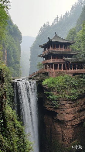 云海瀑布的壮丽景观与神秘魅力