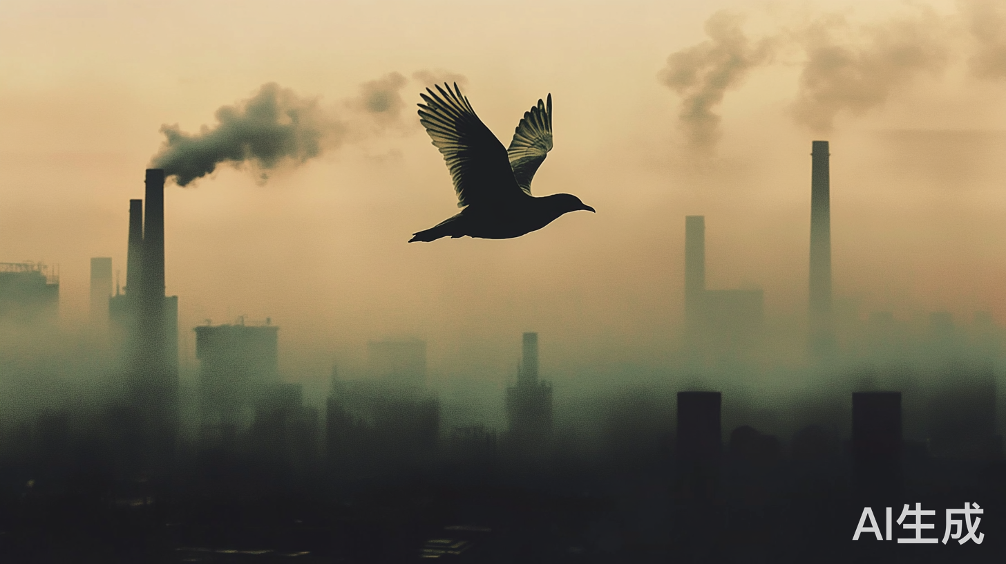 小鸟在浓雾中的迷失与困境