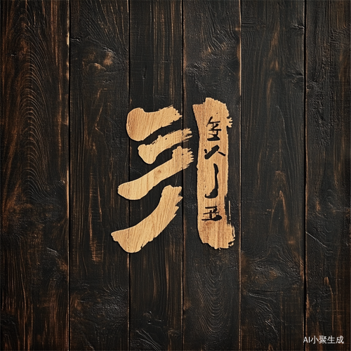 木头风格的sumeiju字母logo设计