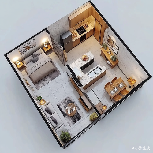 单身白领公寓平面图设计方案