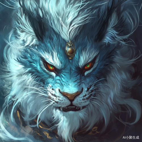 狮子形象的生动描绘与气势