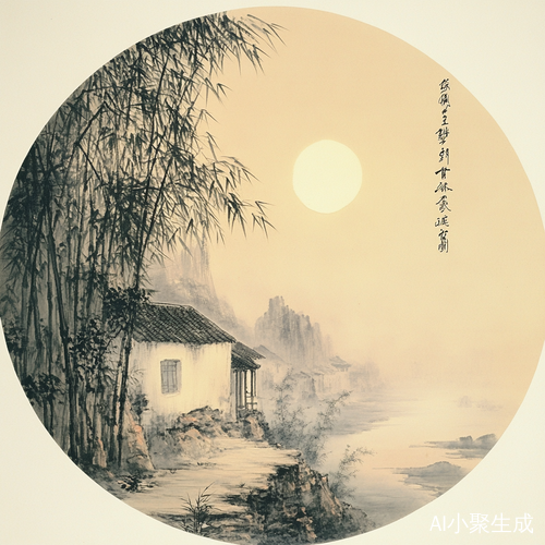 伶儿之诗竹影摇曳月华明