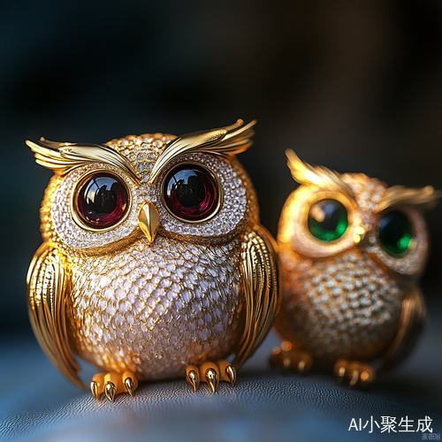 同款猫头鹰展现多样风格