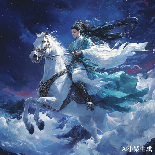 赵彩风华剑舞苍穹纵马千山不羁豪情洒脱