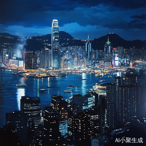迷人动人的香港夜景