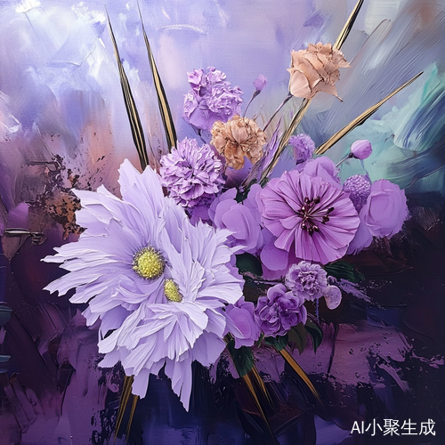 美丽的紫色花朵